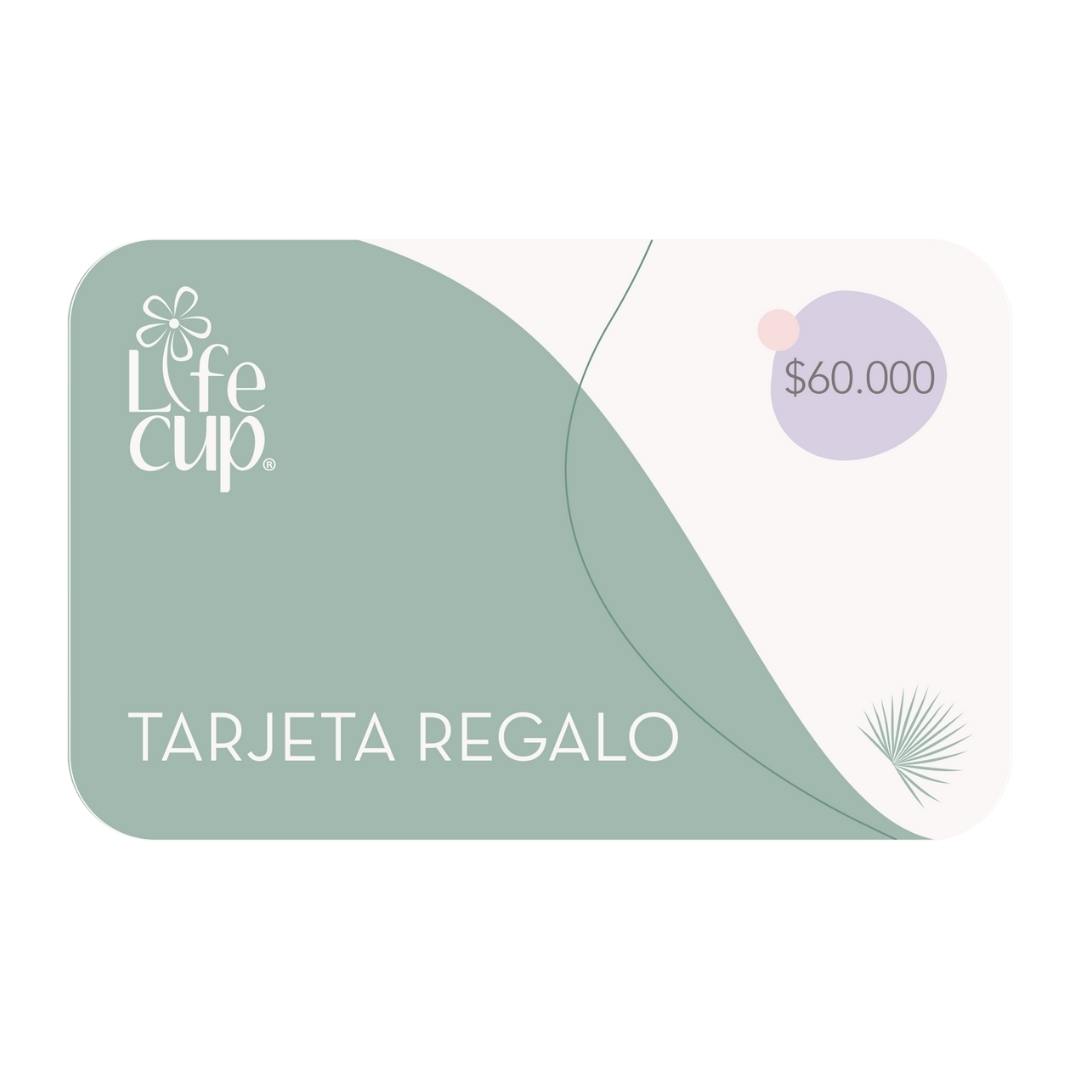 5 tarjeta de regalo 60