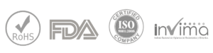 Certificados copa menstrual LifeCup — FDA, ISO, INVIMA, RoHS